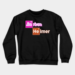 Breaking Barbenheimer Blush Crewneck Sweatshirt